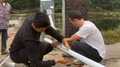 200盞太陽能路燈“扮亮”湖南長沙縣