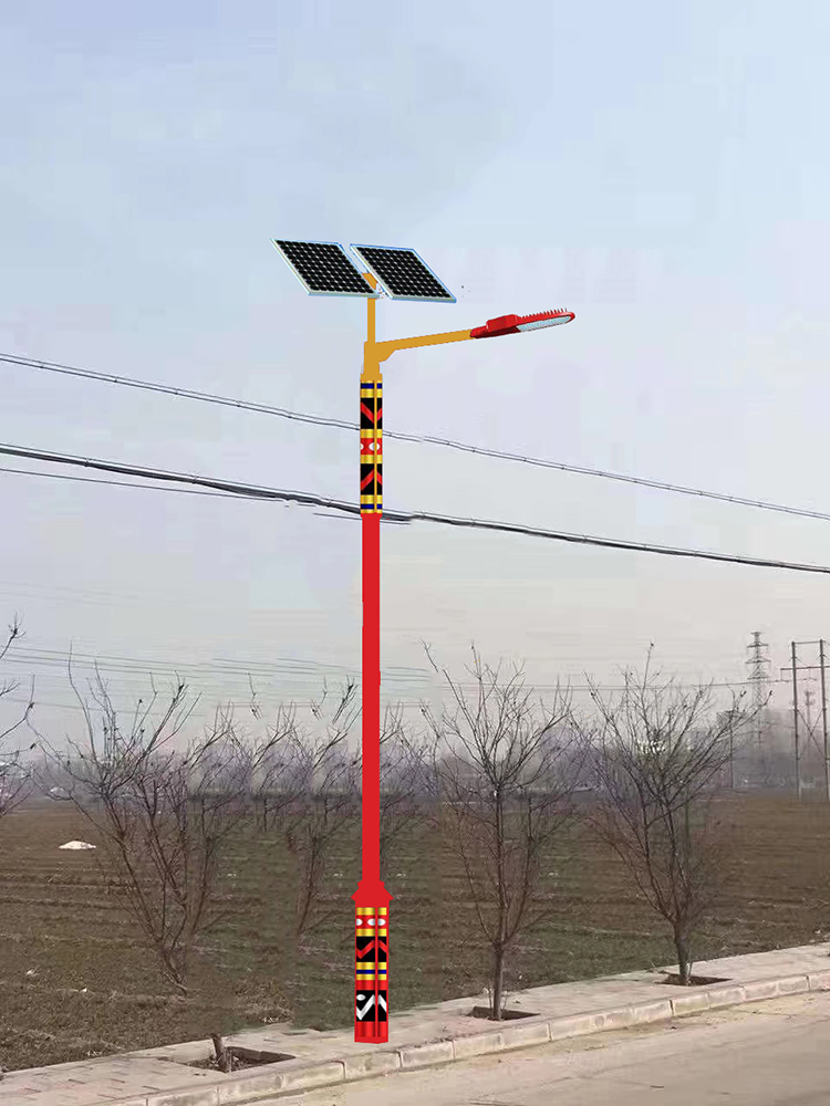 太陽能路燈_太陽能民族特色路燈_南德太陽能鋰電池路燈